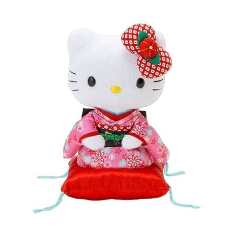 Hello Kitty Kimono Sitting Doll Made In Japan Takaskicom