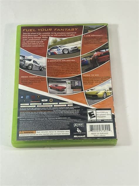 Forza Motorsport 2 Microsoft Xbox 360 2007 882224318945 Ebay