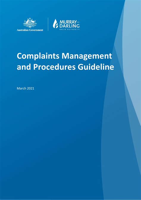 Pdf Complaints Management And Procedures Guideline Dokumen Tips