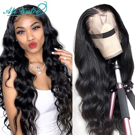 Ali Grace 4x4 Body Wave Lace Closure Wig 30 Inch Brazilian Pre Plucked