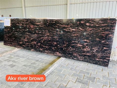 Akv River Brown Granite For Flooring Thickness 17 Mm At Rs 53 Sq Ft