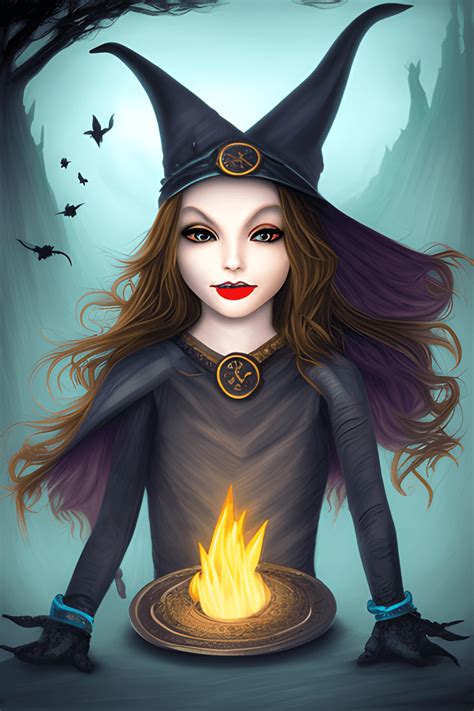 Witch Fantasy Graphic Creative Fabrica