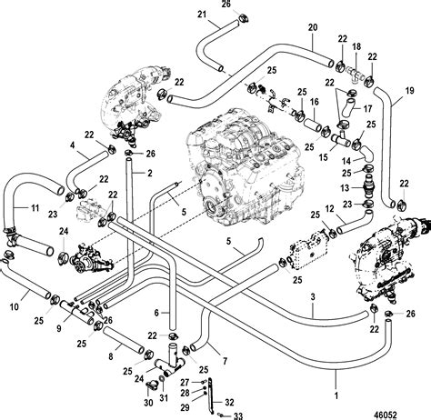 Hose Diagrams For Fully Closed Cooling System Mercruiser