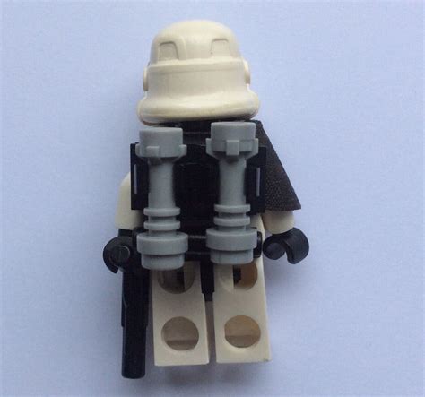 Lego Sw0271 Minifig Sandtrooper Black Paultron Survival Backpack