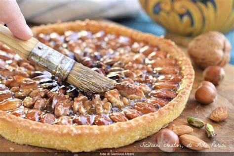 Crostata Di Frutta Secca E Marmellata Di Arance Siciliani Creativi In