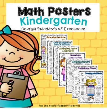 Math Posters - Kindergarten by The Kinder"garden" Teacher | TpT