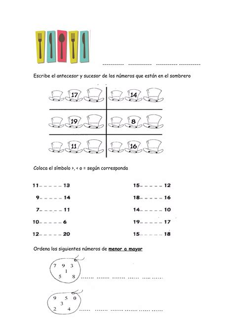 Guia de repaso matemática 1º básico PDF Descarga Gratuita