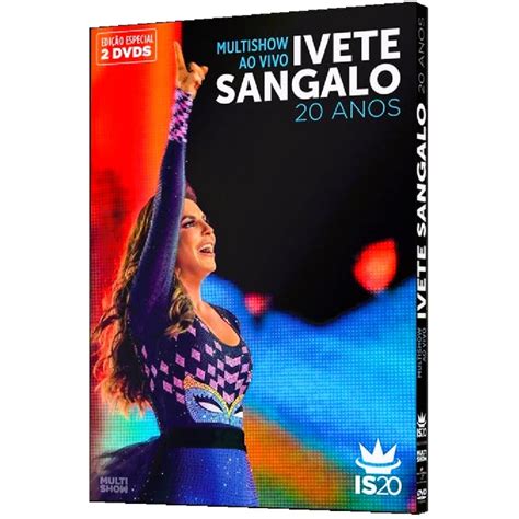 DVD Duplo Ivete Sangalo Multishow Ao Vivo 20 Anos Show Original