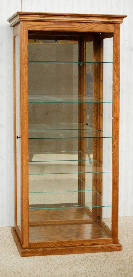 Tall Curio Cabinet De Vries Woodcrafters