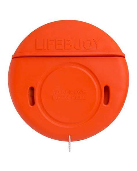 Lifebuoy Cabinet For Inch Lifebuoys Rail Mounted