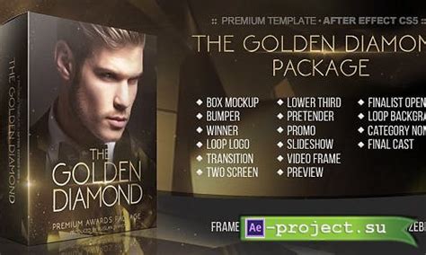 Videohive The Golden Diamond Awards Package 20317127 Project For