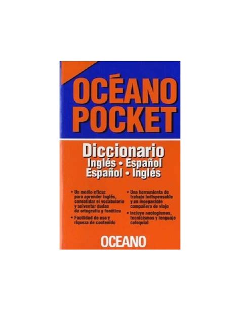 Diccionario Oceano Pocket Ingles Espa Ol Bicolor