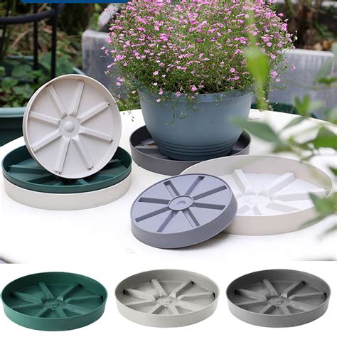 Plant Saucer Plant Tray Flower Pot Saucers Durable Plastic Plant Trays