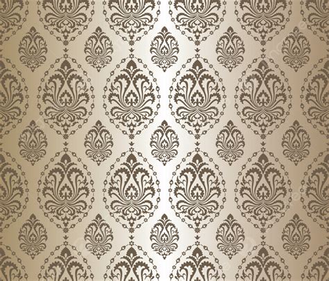 Seamless Ornament Texture Victorian Background Wallpaper Vector