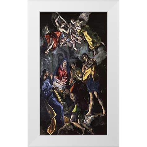 Greco El 15x24 White Modern Wood Framed Museum Art Print Titled The