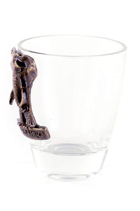 South African Brass Elephant Shot Glass Swahili Wholesale