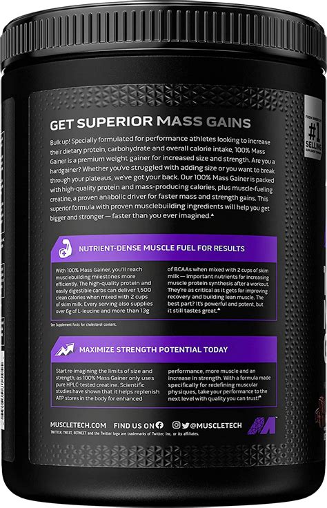 Muscletech 100 Mass Gainer 5lb 233g Tribe Sport Store