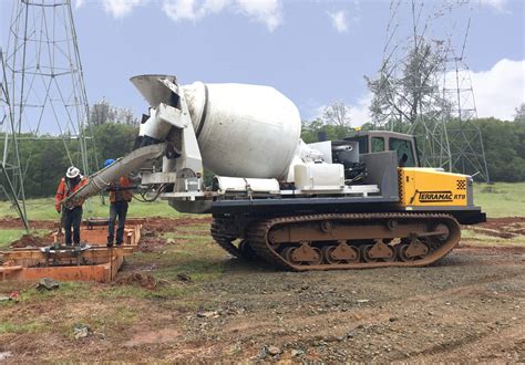 Concrete Mixers Rubber Tracked Crawler Carriers Terramac