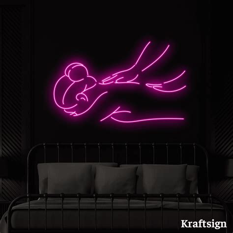 Craftnamesign Girl Massage Neon Sign Spa Beauty Decor Girl Art Led