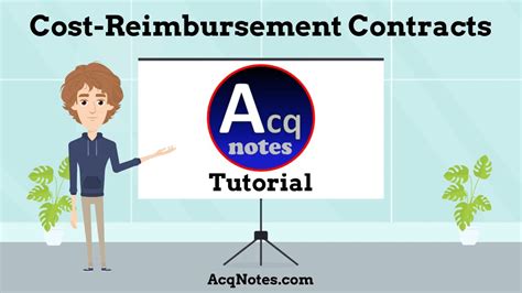 Cost Reimbursement Contract Tutorial Youtube