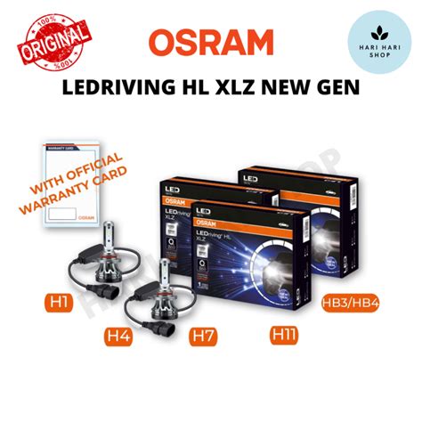 Original Osram Ledriving Hl Xlz New Gen Led Bulb Set 2 Bulbs H4 H7 H8