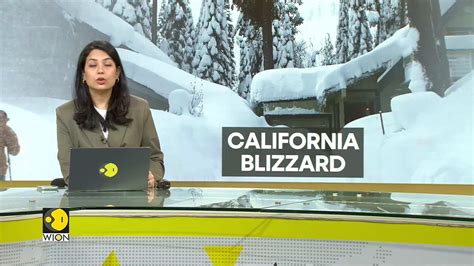 Us Fierce Blizzard Dumps Snow On Californias Mammoth Lakes Wion