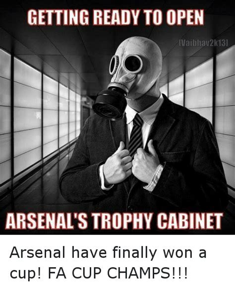 Arsenal trophy cabinet Memes