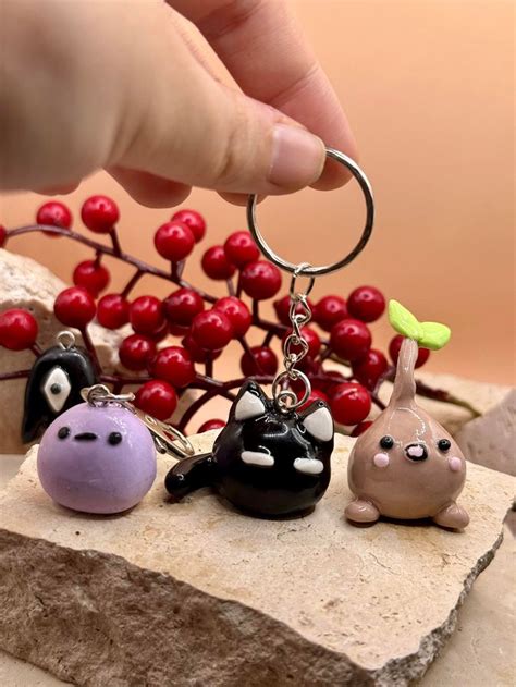 Omori Keychains Mewo Something Hector And Sprout Mole Handmade