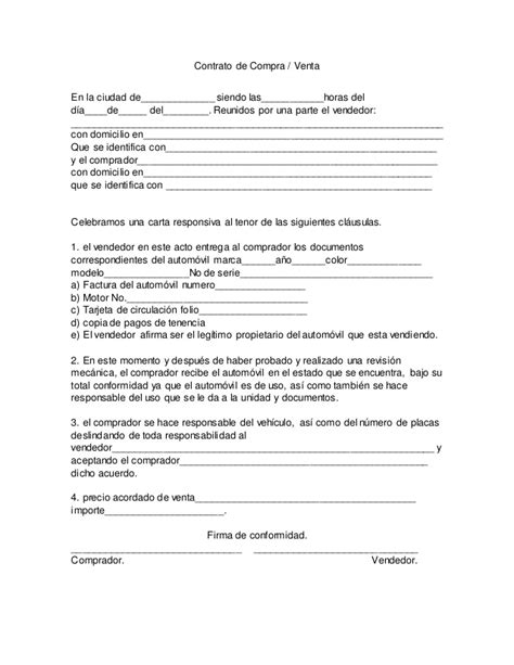 Carta Responsiva Vehicular Ejemplos Y Formatos Word Pdf Images Cloobx