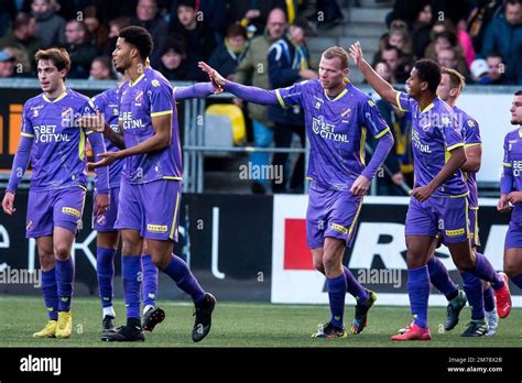 Leeuwarden M Henk Veerman Of Fc Volendam Celebrates His Goal During