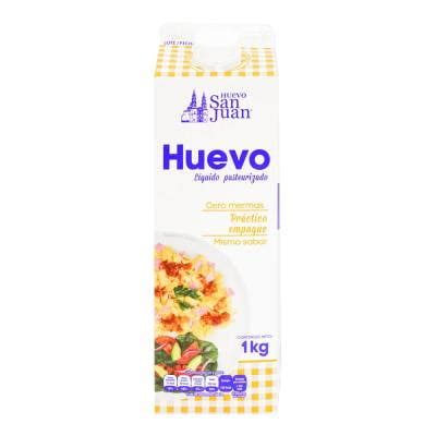 Huevo líquido San Juan pasteurizado 1 kg Walmart