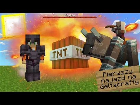 Pierwszy najazd na wioskę na DELTA CRAFT ODC 3 minecraft YouTube