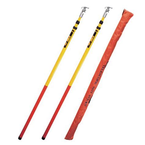 High Voltage Electric Fiberglass Triangular Telescopic Hot Stick With Insulation Telescoping For