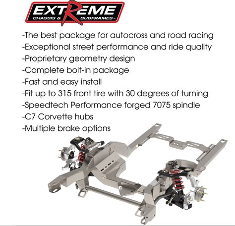 Speedtech ExtReme Chassis And Sub Frames Muscle Car Pro Touring