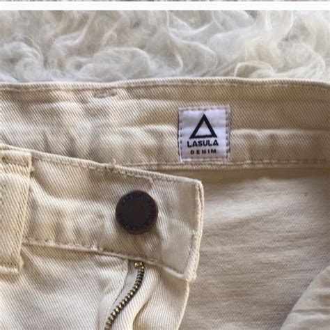 Lasula Denim Nude Skirt Never Worn Size 4 USA Depop
