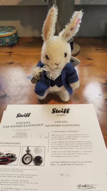 STEIFF VINCENT HASE EAN 034534 Limitiert 1500 Super Rarität Top