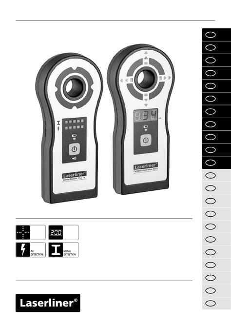 Laserliner CenterScanner Plus Handleiding Nederlands 68 Pagina S