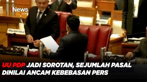 Resmi Disahkan UU PDP Jadi Sorotan Sejumlah Pasal Dinilai Ancam