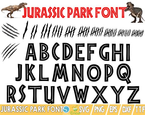 Jurassic Park Font Over 64 Royalty Free Licensable Stock 50 Off