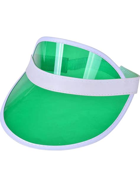 Adults Green Sun Visor Hat