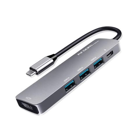 ARGOM ADAPTADOR MULTIPUERTO USB TIPO C 5 EN 1 ONE AXESS ARG UB 0185