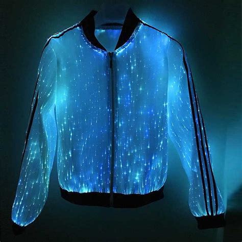 Image Result For Fiber Optic Fabric Fashion Athletic Jacket Women