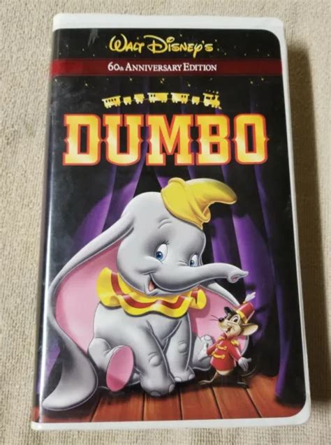 Bande Vid O Dumbo Vhs Walt Disney Dition Anniversaire Noire