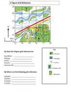 6 Figure Grid Reference Worksheet by MsFlynn - Teaching Resources - Tes