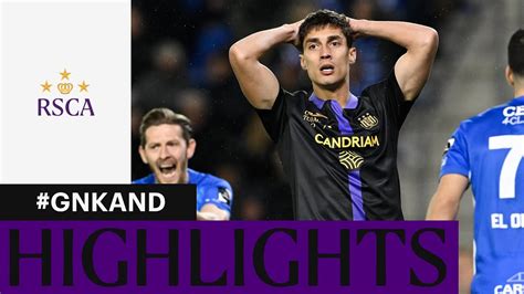 Highlights Krc Genk Rsc Anderlecht Youtube