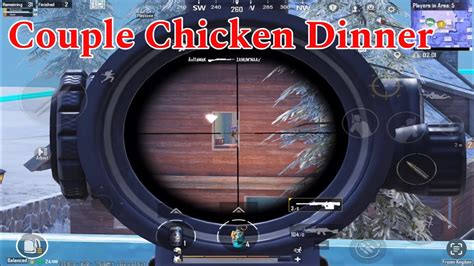 Couple Vs Squad Gameplay Chicken Dinner Sniper M Combo Youtube