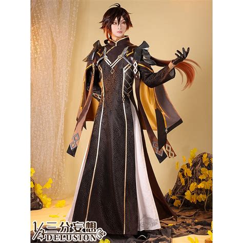 1 3 Delusion Genshin Impact Cosplay Zhong Li God Costume Zhongli Morax