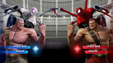 Spider Man Haggar White Vs SpiderMan Haggar Red Very Hard AI