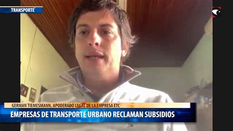 Empresa de transporte urbano reclaman subsidios Vídeo Dailymotion