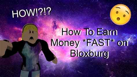 How To Earn Money Fast On Bloxburg Roblox Youtube